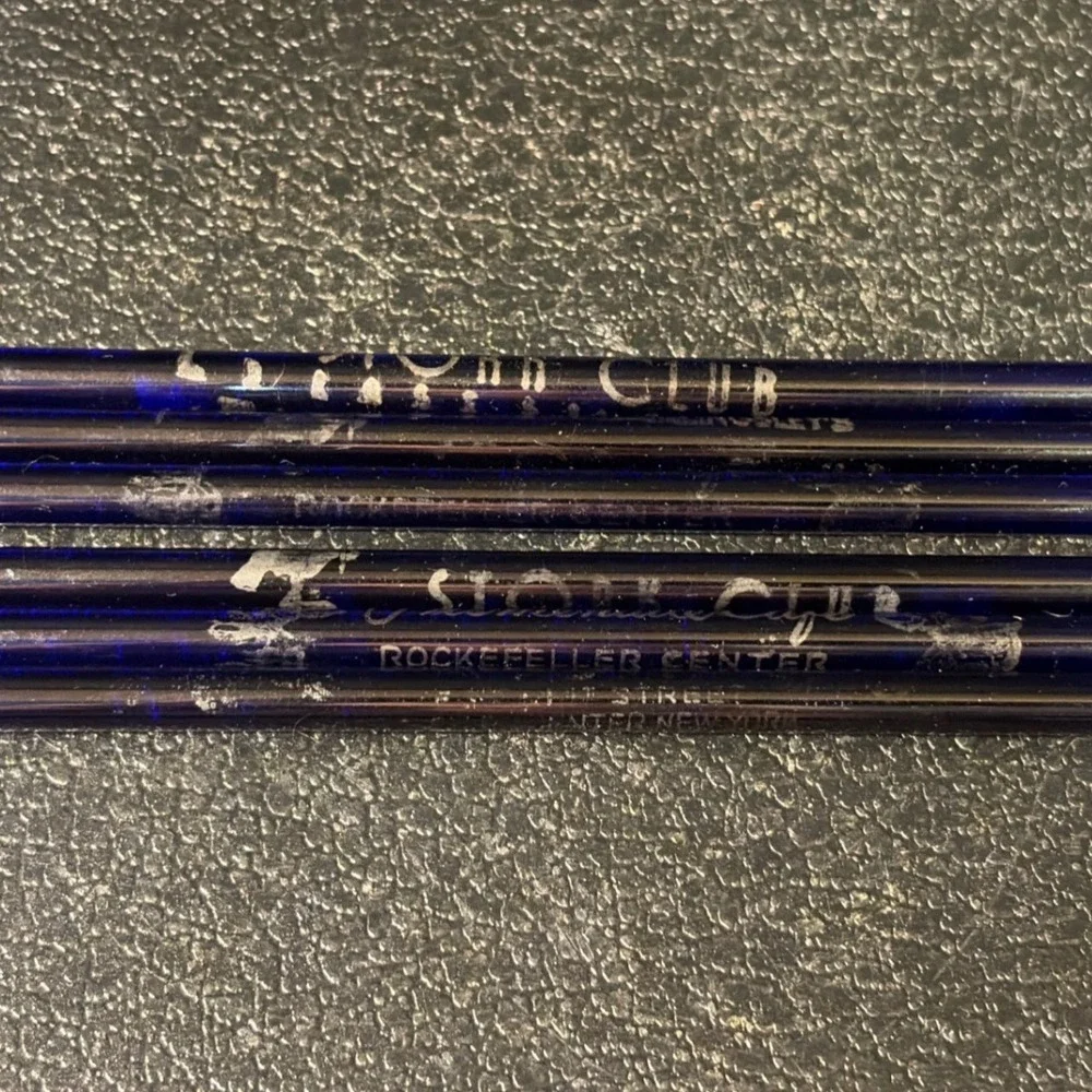 Sherman Billingsley Promenade Cafe Stork Club Rockefeller Center Swizzle Sticks